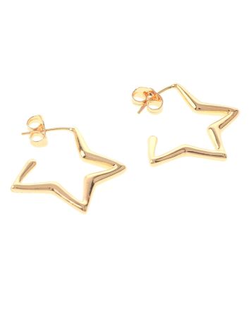 Gold Plated Hoop Earrings