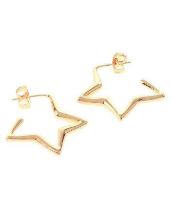 Gold Plated Hoop Earrings