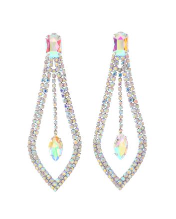 Rhinestone Post Earrings