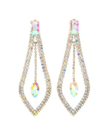 Rhinestone Post Earrings