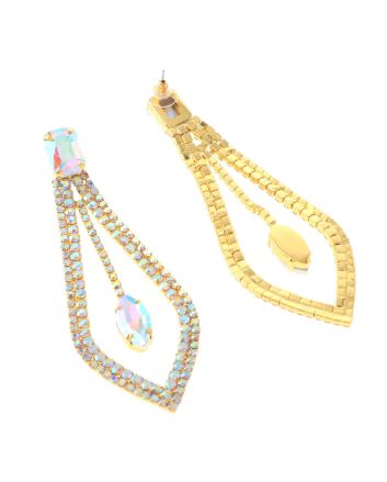 Rhinestone Post Earrings