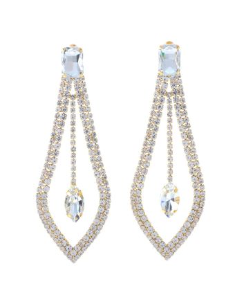 Rhinestone Post Earrings