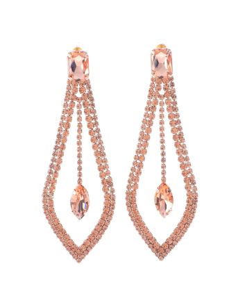 Rhinestone Post Earrings