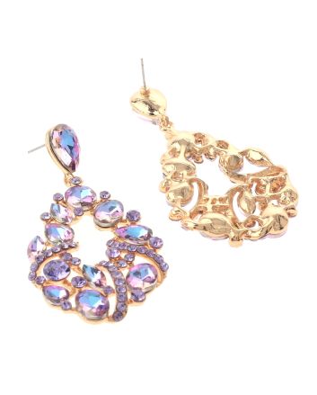 Crystal Rhinestone Drop Earrings