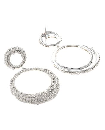 Rhinestone Post Earrings