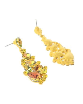 Crystal Rhinestone Drop Earrings