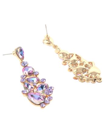 Crystal Rhinestone Drop Earrings