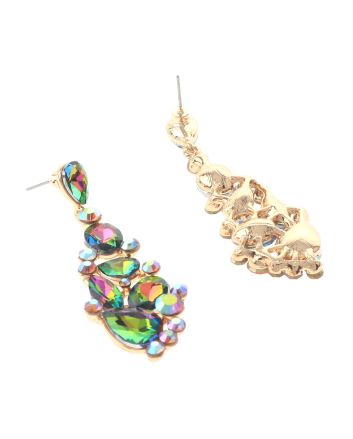 Crystal Rhinestone Drop Earrings