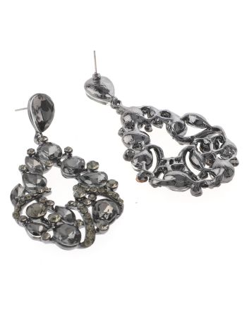 Crystal Rhinestone Drop Earrings