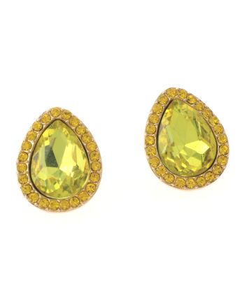 Crystal Drop Post Earrings