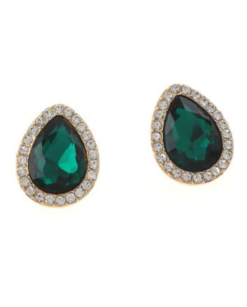 Crystal Drop Post Earrings