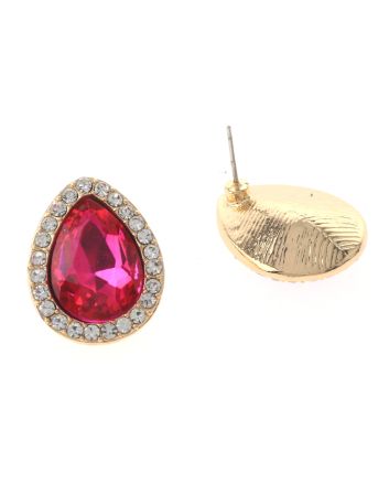 Crystal Drop Post Earrings