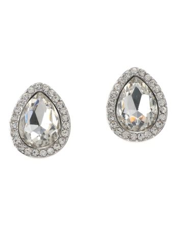 Crystal Drop Post Earrings