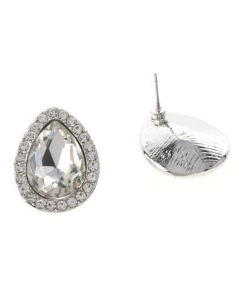 Crystal Drop Post Earrings