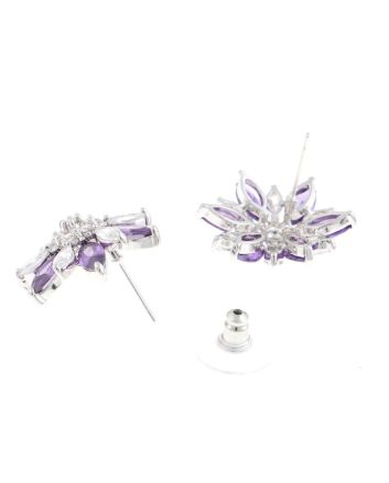 Fashion Cubic Zirconia Post Earrings