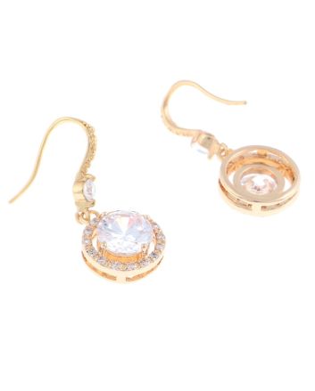 Fashion Cubic Zirconia Hook Earrings
