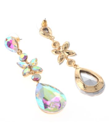 Crystal Rhinestone Post Earrings
