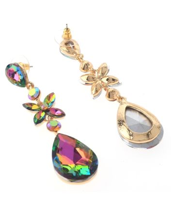 Crystal Rhinestone Post Earrings
