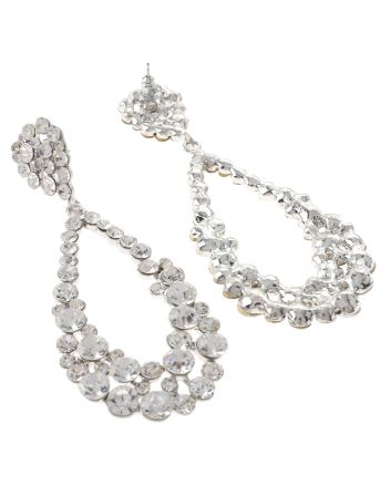Crystal Rhinestone Post Earrings