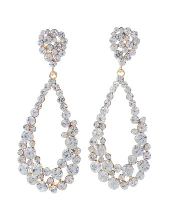Crystal Rhinestone Post Earrings