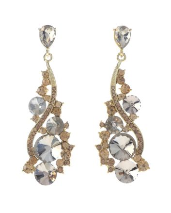 Crystal Rhinestone Post Earrings