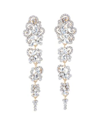 Crystal Rhinestone Post Earrings