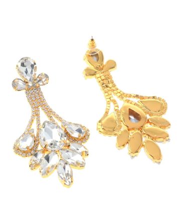 Rhinestone Post Earrings
