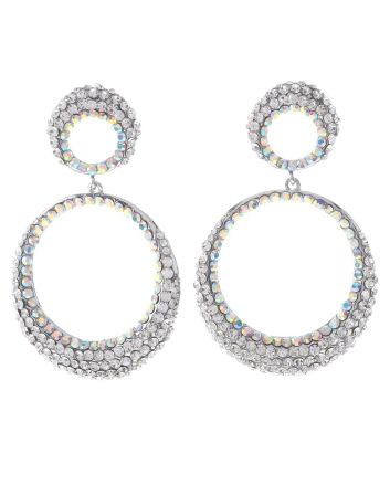 Rhinestone Post Earrings
