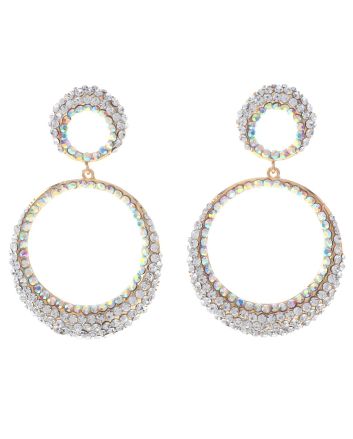 Rhinestone Post Earrings