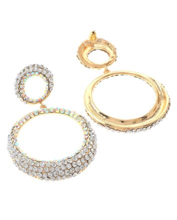 Rhinestone Post Earrings