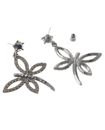 Crystal Dragonfly Post Earrings