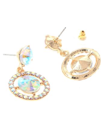 Crystal Rhinestone Post Earrings