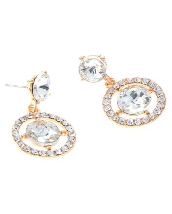 Crystal Rhinestone Post Earrings