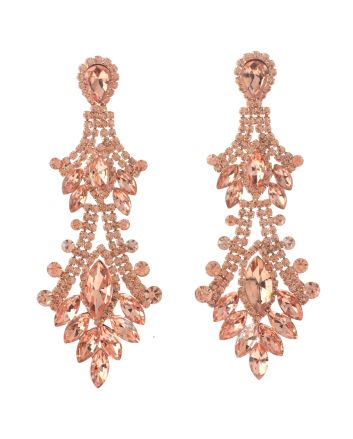 Crystal Rhinestone Drop Earrings