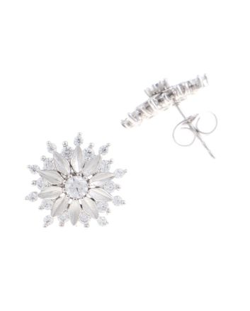 Rhodium Plated Earrings