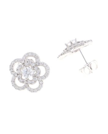 Rhodium Plated Earrings