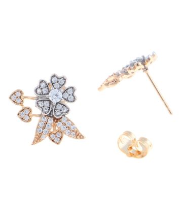 Gold Plated Stud  Earrings