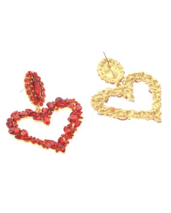 Rhinestone Post Earrings