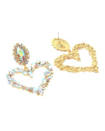 Rhinestone Post Earrings