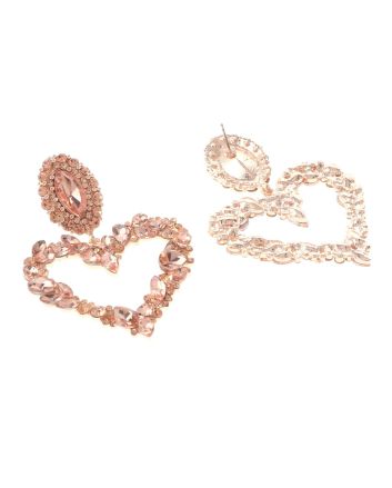 Rhinestone Post Earrings