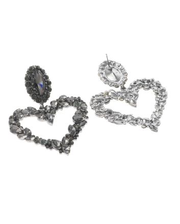 Rhinestone Post Earrings