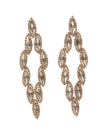 Rhinestone Post Earrings