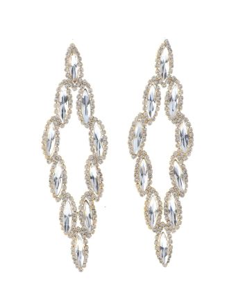 Rhinestone Post Earrings