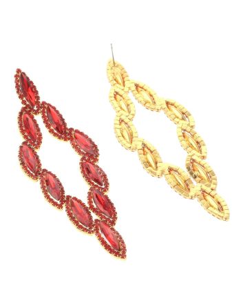 Rhinestone Post Earrings