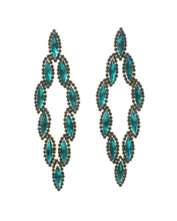 Rhinestone Post Earrings