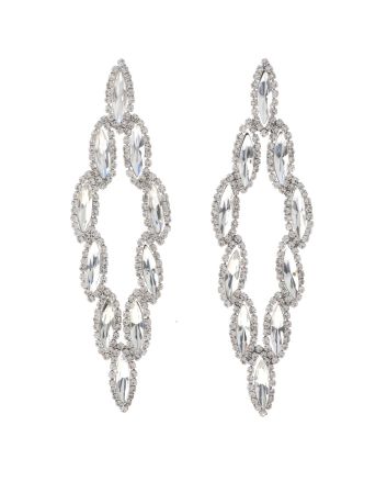 Rhinestone Post Earrings