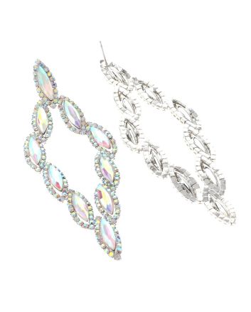 Rhinestone Post Earrings