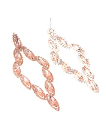 Rhinestone Post Earrings