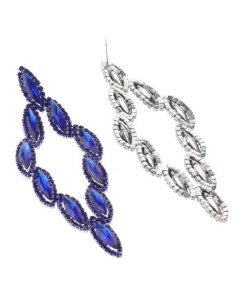 Rhinestone Post Earrings