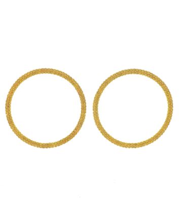 Rhinestone Hoop Earrings